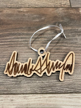 Load image into Gallery viewer, Trump Signature Christmas Ornament, Patriotic Ornament, Christmas Ornaments, Trump, MAGA, Trump Signature