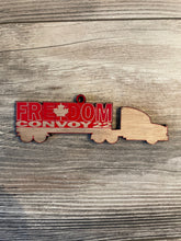 Load image into Gallery viewer, Freedom Convoy, Canada Truckers, Canada, Freedom, Christmas Ornament, Canada Ornament