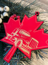 Load image into Gallery viewer, Freedom Convoy, Canada Truckers, Canada, Freedom, Christmas Ornament, Canada Ornament