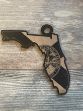 Load image into Gallery viewer, Florida Christmas Ornament, American Flag, Florida State Flag, Florida, State Flag, Patriotic Ornament, Christmas Ornaments