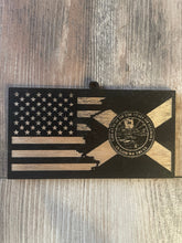 Load image into Gallery viewer, Florida Christmas Ornament, American Flag, Florida State Flag, Florida, State Flag, Patriotic Ornament
