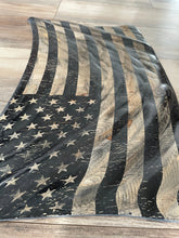 Load image into Gallery viewer, 3D Wavy Draped Wood Flag, 3D, Wavy Flag, Wood Flag, Draped Flag, American Flag, US Flag, Wood Decor, Patriotic Decor, Wood Art