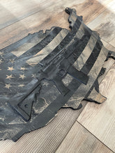 Load image into Gallery viewer, 3D Wavy Draped United States AR15 Wood Flag, 3D, Wavy Flag, Wood Flag, Draped Flag, United States, USA, AR15, AR-15, American Flag, US Flag