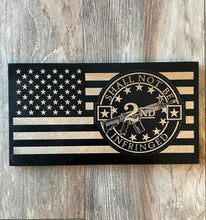 Load image into Gallery viewer, Shall Not Be Infringed AR15 Second Amendment Wood Flag, Second Amendment, Wood Flag, American Flag, 2nd Amendment, AR-15, AR15, Wood Decor