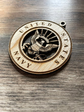Load image into Gallery viewer, United States Navy Christmas Ornament, Navy, Patriotic Ornament, Christmas Ornaments, 2022 Ornament, 2022 Keepsake