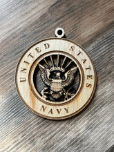 Load image into Gallery viewer, United States Navy Christmas Ornament, Navy, Patriotic Ornament, Christmas Ornaments, 2022 Ornament, 2022 Keepsake