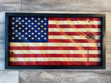 Load image into Gallery viewer, 3D Wood Wavy American Flag, Wood Flag, Wood American Flag, American Flag, Wavy Flag, Home Decor, Man Cave Decor, Office Decor, Wood Art

