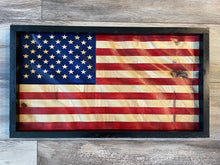 Load image into Gallery viewer, 3D Wood Wavy American Flag, Wood Flag, Wood American Flag, American Flag, Wavy Flag, Home Decor, Man Cave Decor, Office Decor, Wood Art
