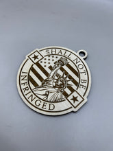 Load image into Gallery viewer, Second Amendment Christmas Ornament, Shall Not Be Infringed, Christmas Ornament, Unique Personalized Gift, Stocking Stuffer, Handmade Gift