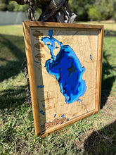 Load image into Gallery viewer, Lake George Map, Lake George Florida, Custom Wood Map, Wood Map, Custom 3D Lake Map, Lake House, Airbnb Decor, Realtor Gift, Custom City Map