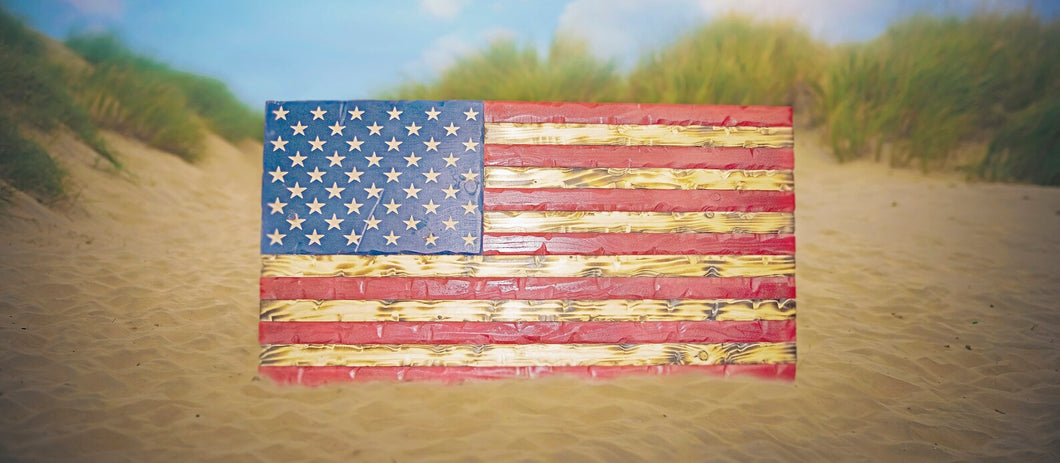Rustic Wooden American Flag, Battle Worn and Distressed Wooden Flag, Wood Flag, American Flag, Home Decor, Office Decor, Wooden Flag