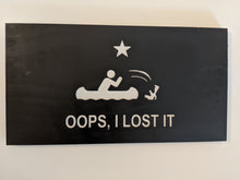Load image into Gallery viewer, Oops I Lost It Wood Flag, Come and Take It, Wood Flag, American Flag, American, Handmade, Wood Decor, Patriotic Decor, Wood Art

