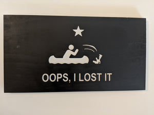 Oops I Lost It Wood Sign, Come and Take It, Wood Flag, American Flag, American, Handmade, Wood Decor, Patriotic Decor, Wood Art