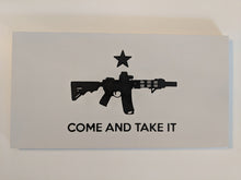 Load image into Gallery viewer, Come and Take It Wood Flag, Come and Take it, Wood Flag, American Flag, American, Handmade, Wood Decor, Patriotic Decor, Wood Art
