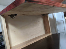 Load image into Gallery viewer, Hidden Gun Storage Concealment Case, Concealment Flag, Gun Case, American Flag, Wood Flag, Storage, Hidden Storage
