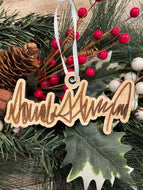 Trump Signature Christmas Ornament, Patriotic Ornament, Christmas Ornaments, Trump, MAGA, Trump Signature
