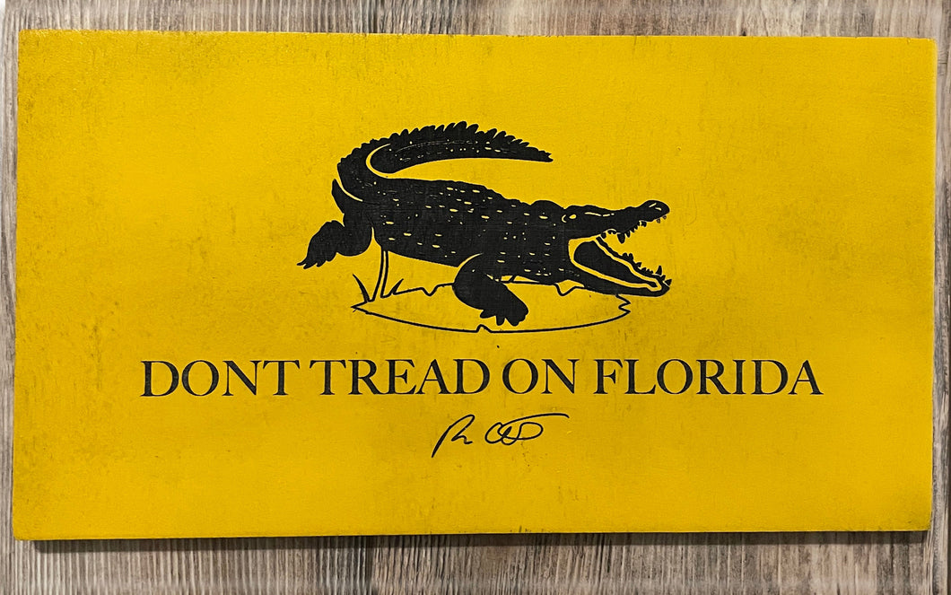Dont Tread on Florida Wood Flag, Dont Tread on Me, Wood Flag, American Flag, Patriot, Patriotic, Wood Decor