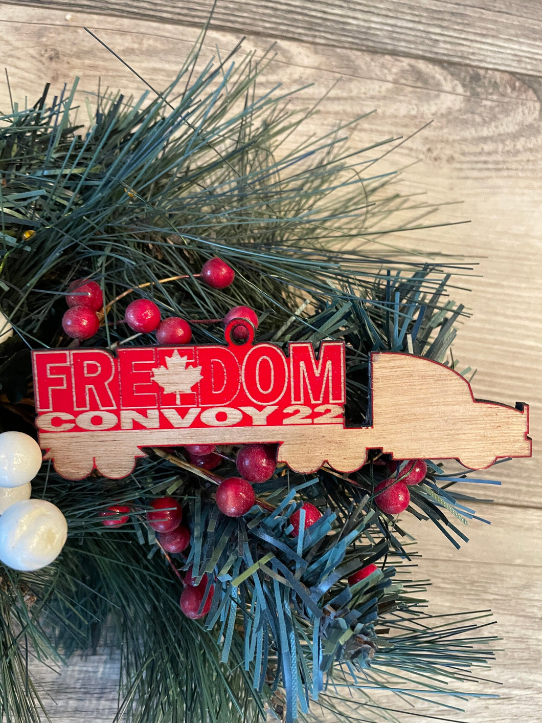 Freedom Convoy, Canada Truckers, Canada, Freedom, Christmas Ornament, Canada Ornament