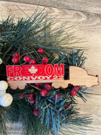 Freedom Convoy, Canada Truckers, Canada, Freedom, Christmas Ornament, Canada Ornament