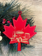 Load image into Gallery viewer, Freedom Convoy, Canada Truckers, Canada, Freedom, Christmas Ornament, Canada Ornament
