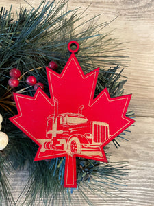Freedom Convoy, Canada Truckers, Canada, Freedom, Christmas Ornament, Canada Ornament