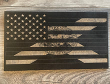 Load image into Gallery viewer, American Flag with Florida State Flag, Wood Flag, American Flag, Florida, State Flag, Wood Decor, Decor

