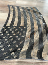 Load image into Gallery viewer, 3D Wavy Draped Wood Flag, 3D, Wavy Flag, Wood Flag, Draped Flag, American Flag, US Flag, Wood Decor, Patriotic Decor, Wood Art
