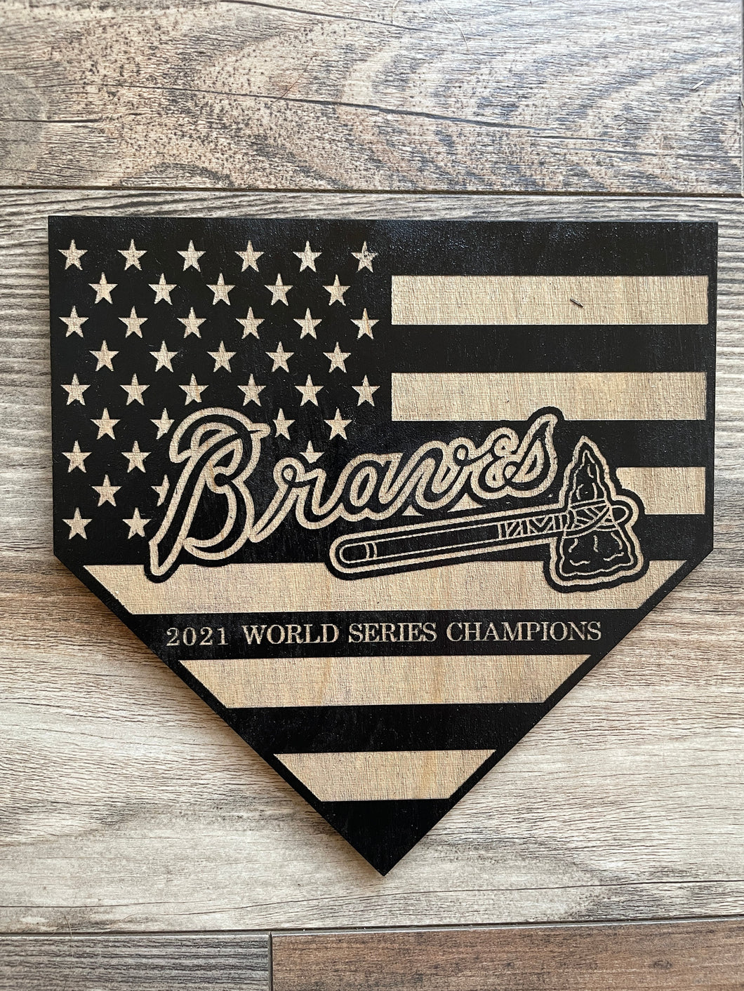 Atlanta Braves 2021 World Series Champions Artwork 