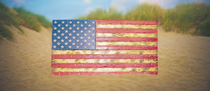 Rustic Wooden American Flag, Battle Worn and Distressed Wooden Flag, Wood Flag, American Flag, Home Decor, Office Decor, Wooden Flag