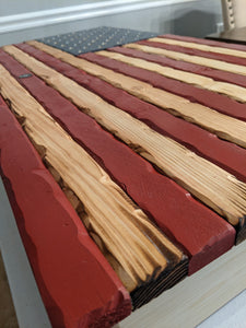 Rustic Wooden American Flag, Battle Worn and Distressed Wooden Flag, Wood Flag, American Flag, Home Decor, Office Decor, Wooden Flag