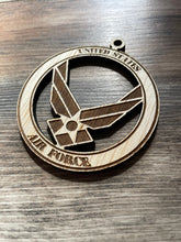 Load image into Gallery viewer, United States Air Force Christmas Ornament, USAF, Air Force, Patriotic Ornament, Christmas Ornaments, 2022 Ornament, 2022 Keepsake
