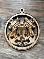 Coast Guard Christmas Ornament, USCG, Coast Guard, Patriotic Ornament, Christmas Ornaments, 2022 Ornament, 2022 Keepsake