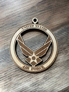 United States Air Force Christmas Ornament, USAF, Air Force, Patriotic Ornament, Christmas Ornaments, 2022 Ornament, 2022 Keepsake