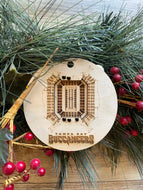 Tampa Buccaneers Raymond James Stadium Ornament, Christmas Ornament, Wood Ornament, Sports Gift, Football Gift, Home Bar, Custom Gift