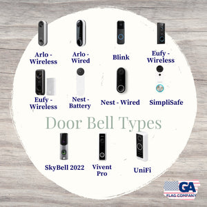 Welcomeish Doorbell Sign, Doorbell, Ring, Nest, Arlo, Depends on Who You Voted For, Door Hanger, Front Door Sign, Wood Sign